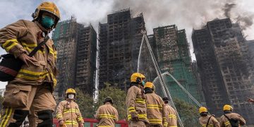 Hong Kong scaffolding fire
