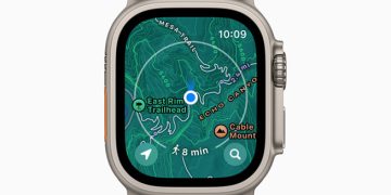 Offline maps Apple Watch