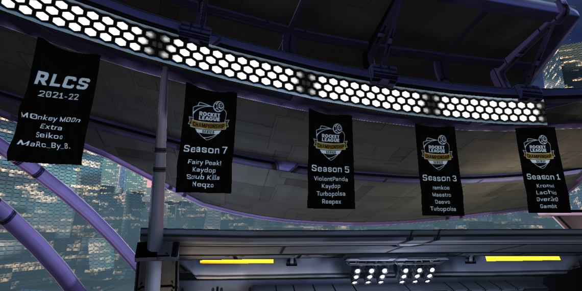 RLCS champions banners