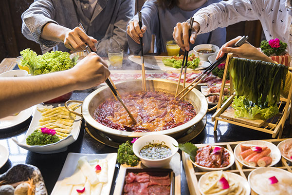 Hot pot dinner party