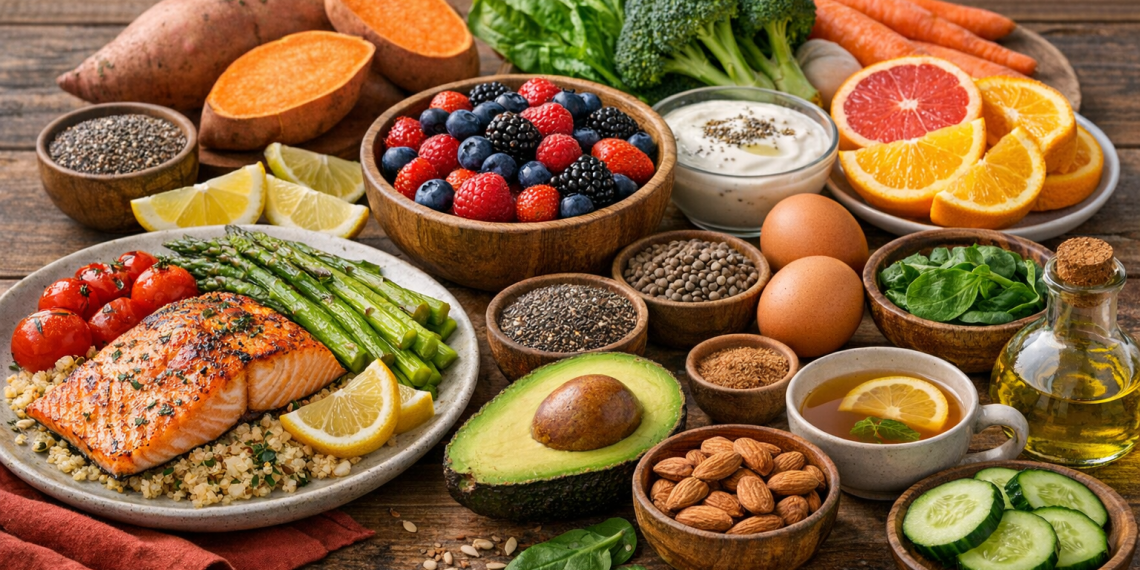 winter glowing skin foods