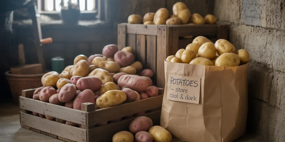 store potatoes properly
