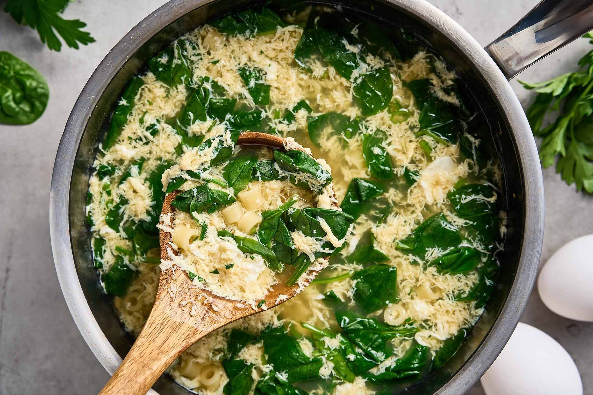 stracciatella soup