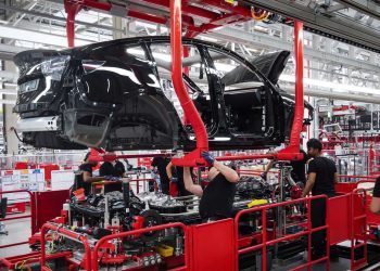 Tesla production milestone