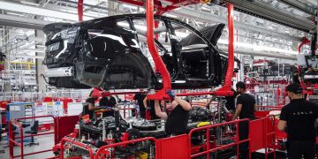 Tesla production milestone