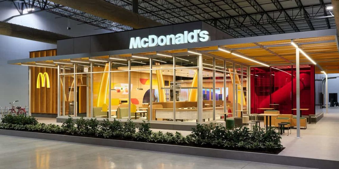 McDonald’s restaurant makeover